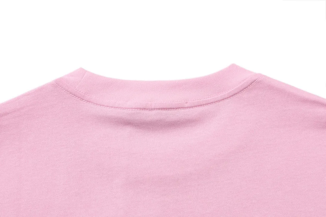Acne Studios 2026 New Arrival logo Same Style t 100％ 32 ：Pink Size：XS S M L